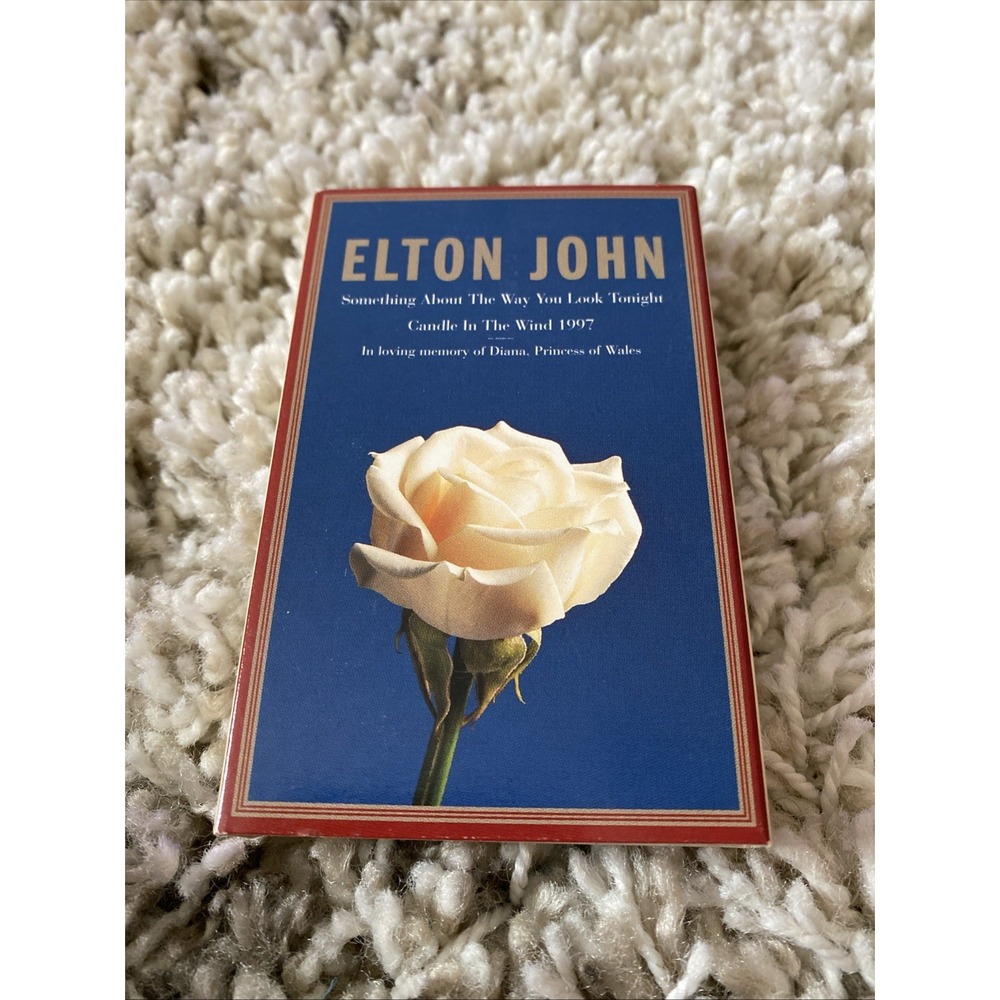 ELTON JOHN - Something About The Way You Look Tonight - Cassette Single, NEW‎
